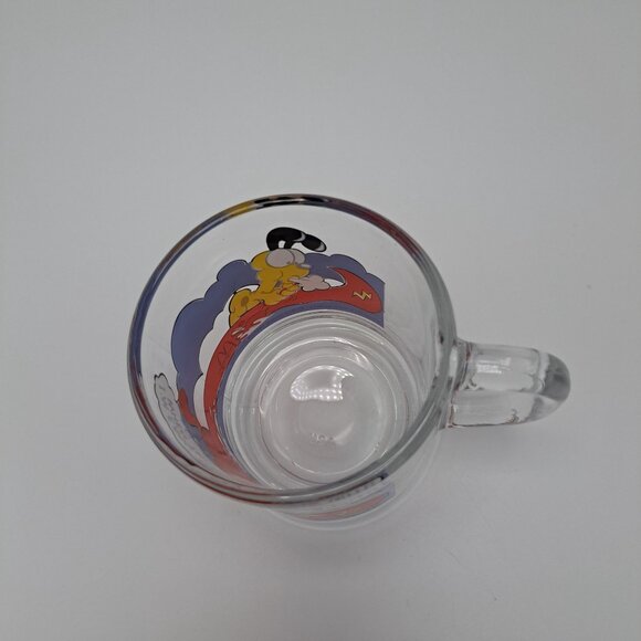 McDonalds Garfield Glass Mug Coffee Cup 1978 Cartoon By Jim Davis Cat Design - Picture 11 of 13